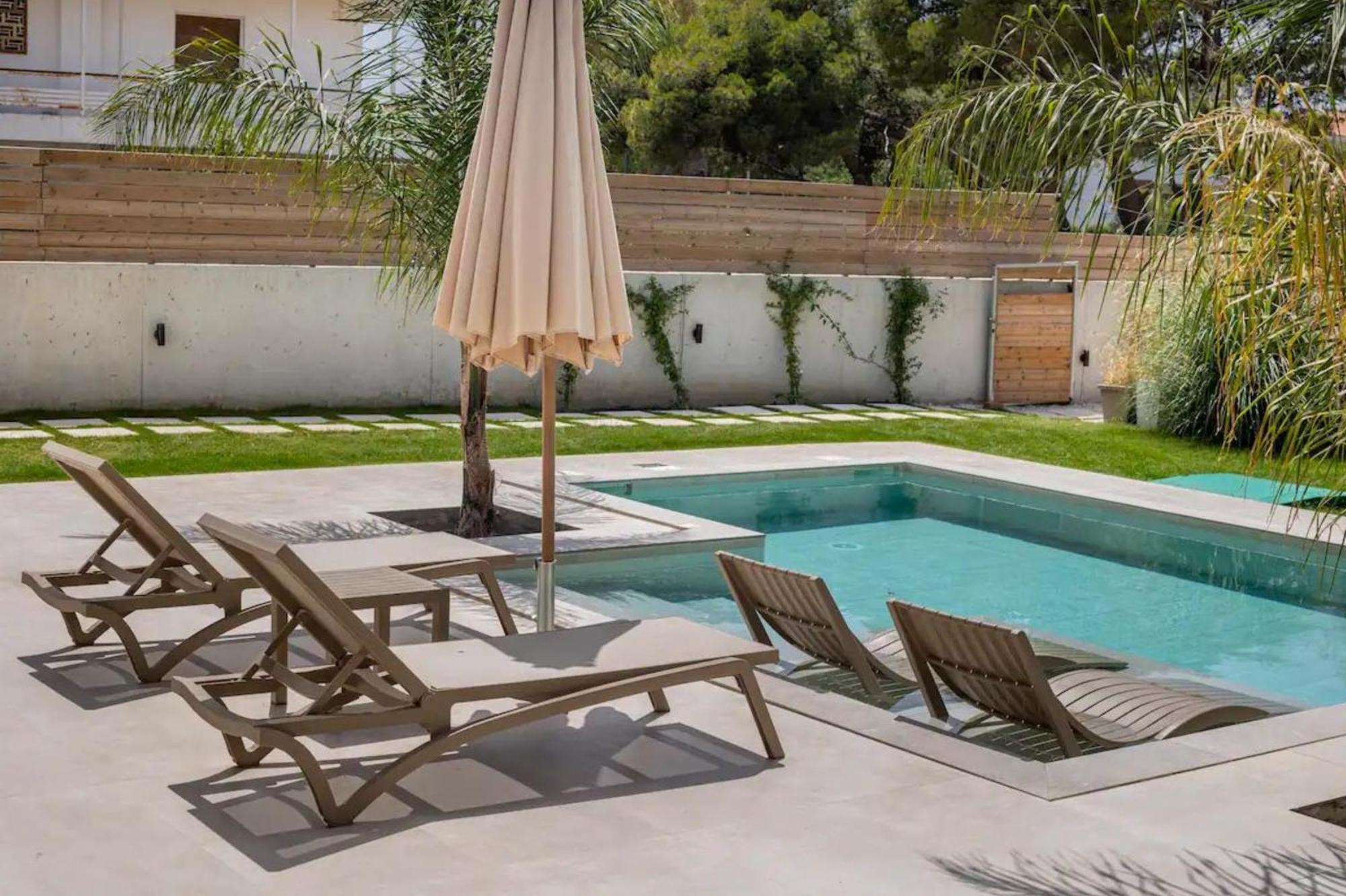 Villa Kala Loutraki - Private Pool & Sauna I Beach Eksteriør bilde